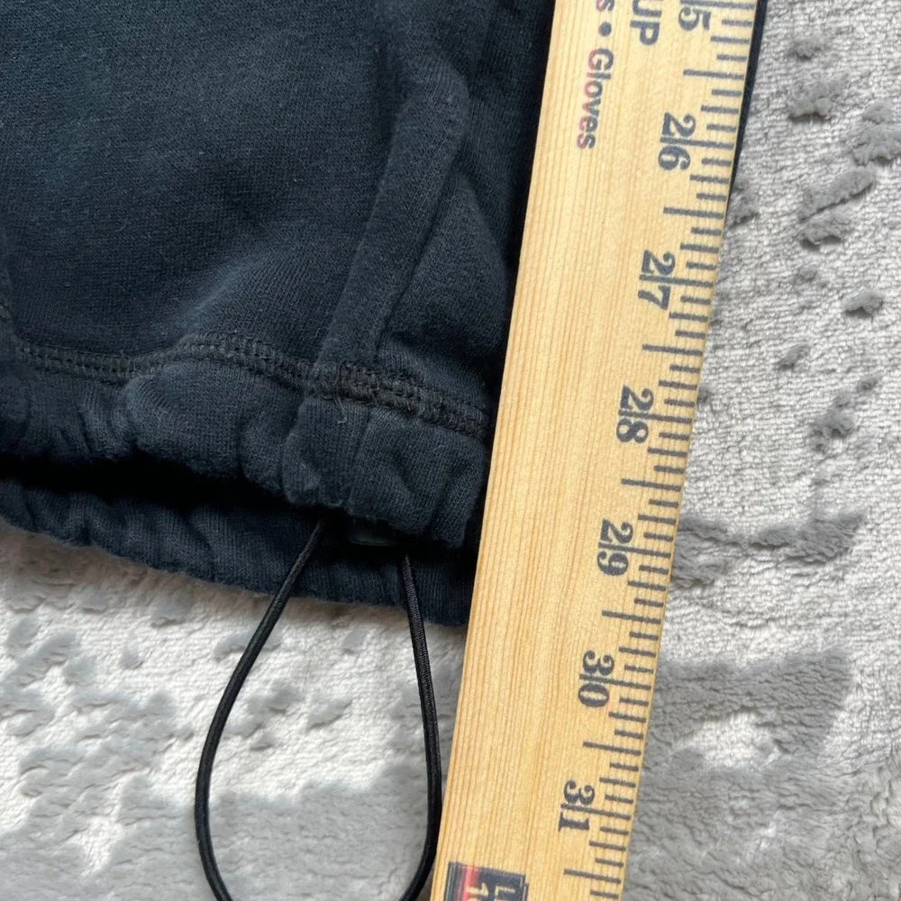 Jordan Sweatpants Mens Medium Black Jumpman Fleece Toggle Ankle Joggers 1254